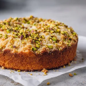 Date Pistachio Lemon Soft Crumb Celebration Cake