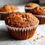Flourless Almond Butter Apple Cinnamon Muffins