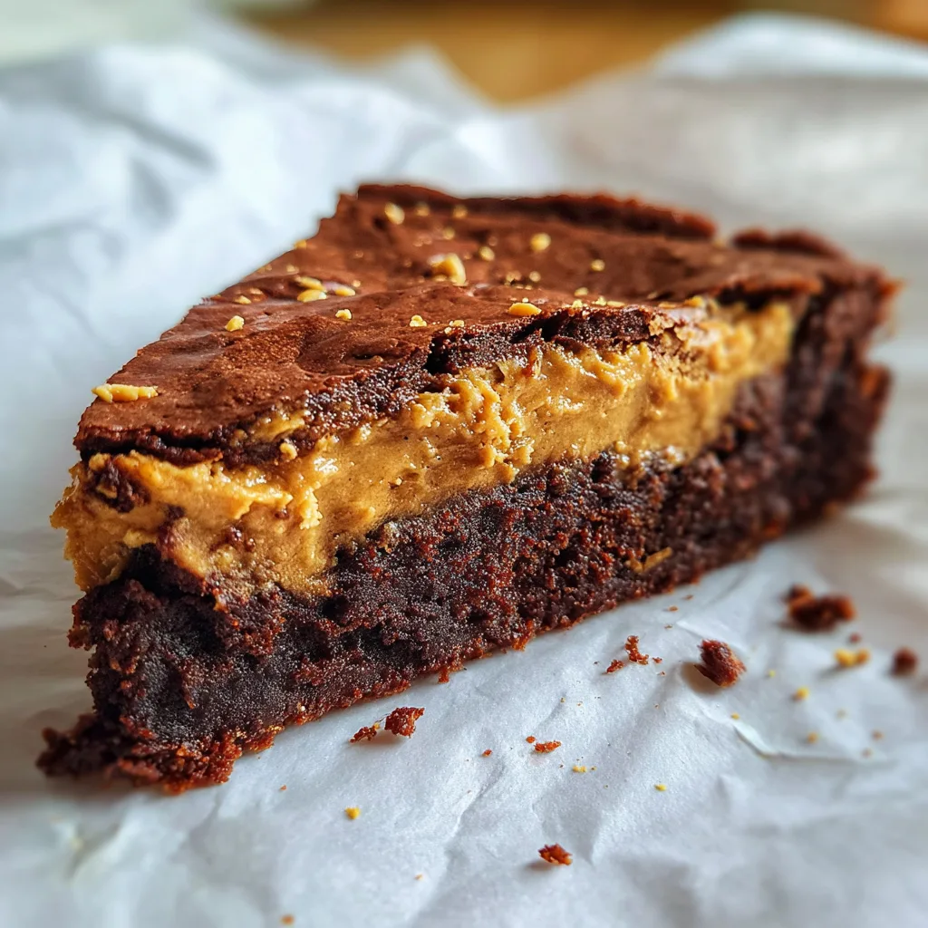 Flourless Chocolate Peanut Butter Cake