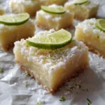 Flourless Coconut Lime Bars
