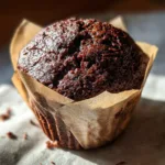 Flourless Spinach Chocolate Muffins