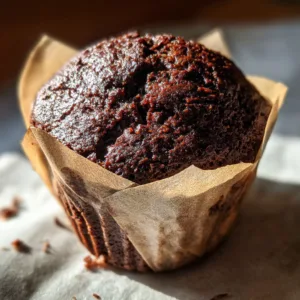 Flourless Spinach Chocolate Muffins