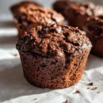 Flourless Spinach Chocolate Muffins