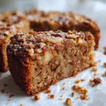 Flourless Apple Walnut Espresso Cake