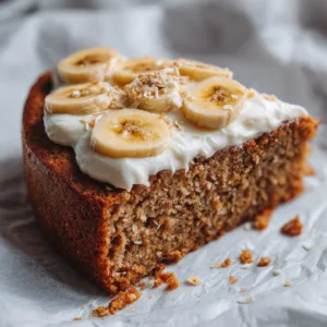 Healthy Banana Oat Cake