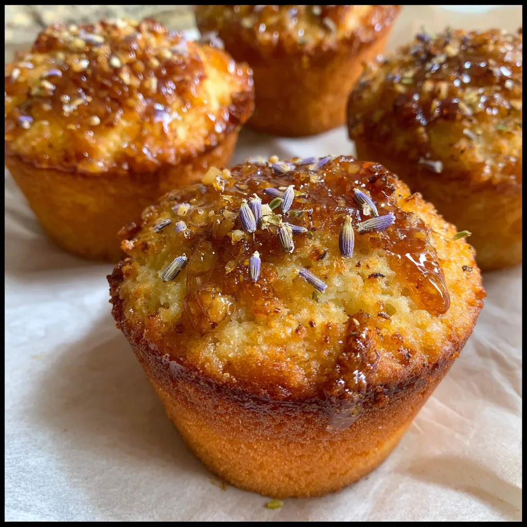 Lavender Honey Lemon Muffins