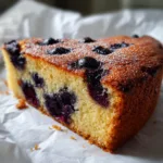 No Flour Blueberry Lemon Yogurt Cake