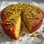 No Flour Pistachio Cardamom Cake