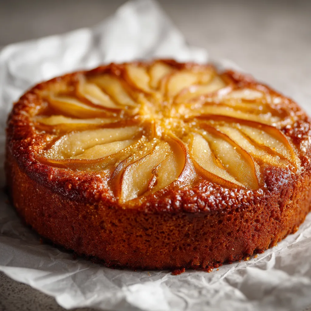 Pear Ginger Warm Spice Cake