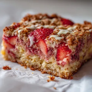 Strawberries & Cream Baked Oats