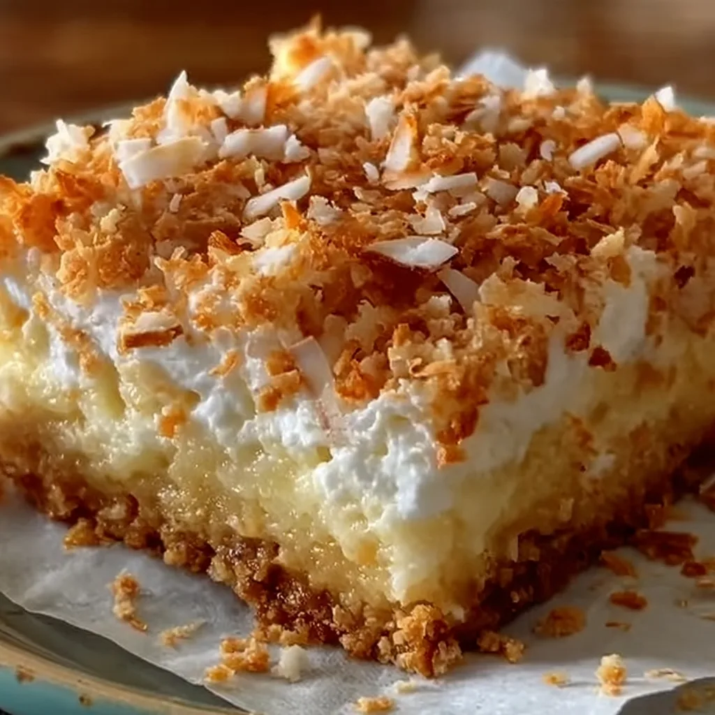 Sugar-Free Coconut Cream Dream Bars