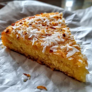Sweet Corn Coconut Cake