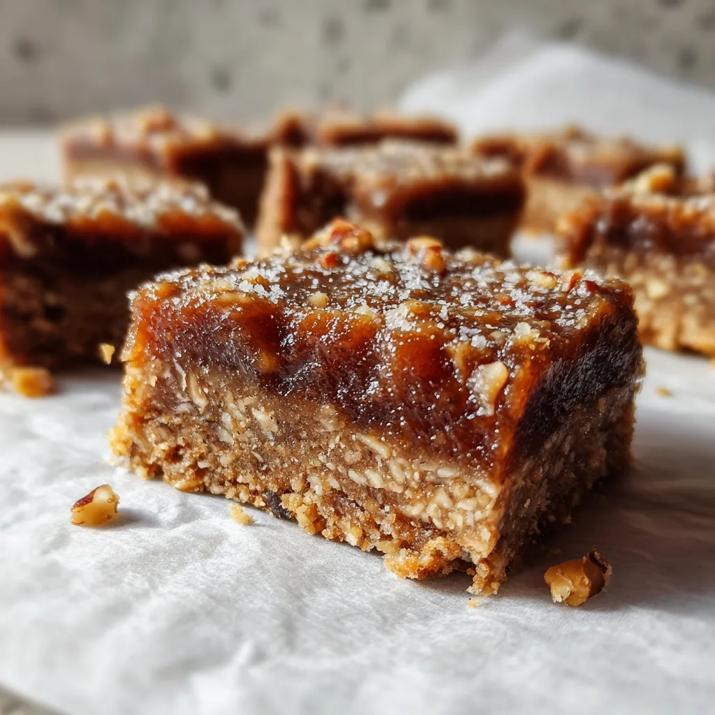 Walnut Date Caramel Slices