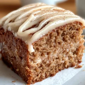 Applesauce Cake with Cinnamon Cream Cheese Frosting