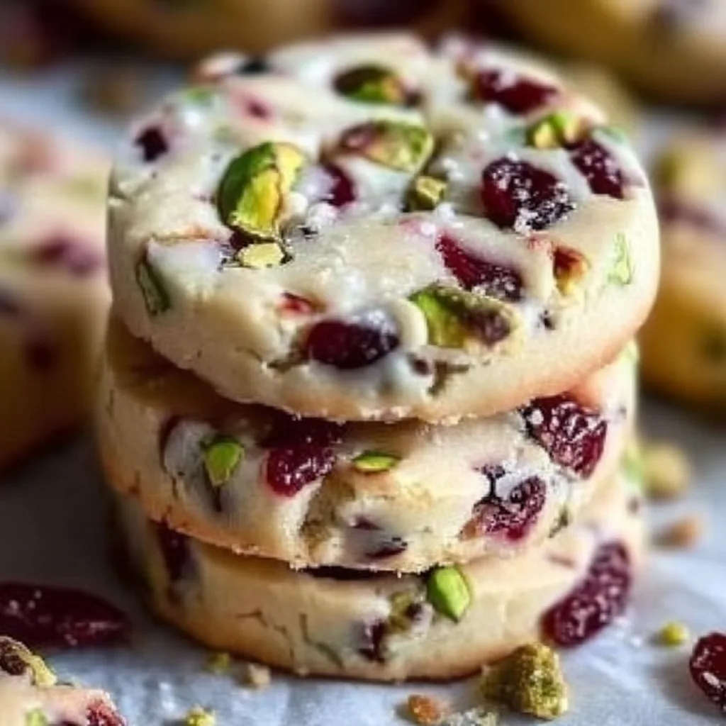 Low-Carb Cranberry Pistachio Cookies