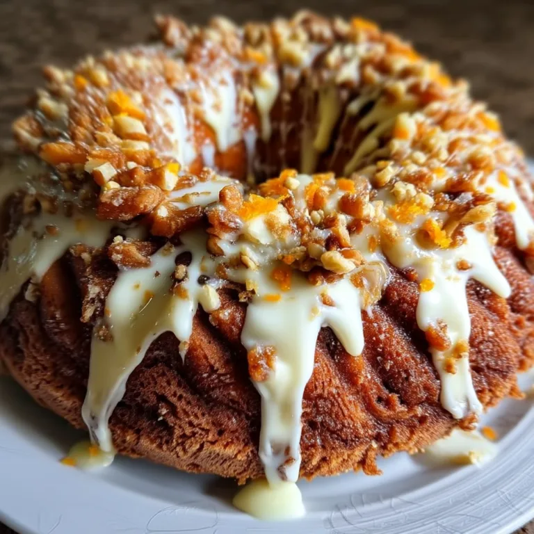 Carrot Cake Ricotta Bundt Cake