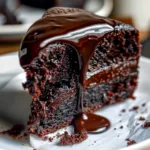 Flourless Black Cocoa & Chia Greek Yogurt Cake