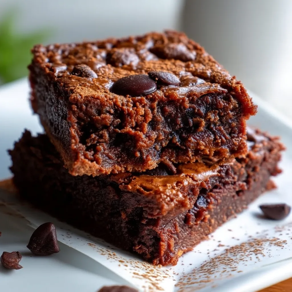 Espresso Bean Sweet Potato Protein Brownies