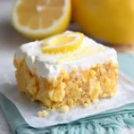 Amazing Keto Lemon Poke Cake