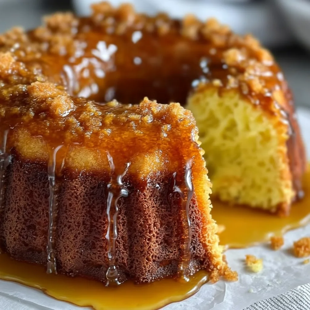 Rum Cake with Butter Rum Glaze