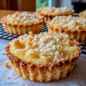 Lemon Crumble Tartelettes