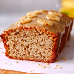 Healthy Banana Oat Bread