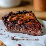 Fudgy Chocolate Brownie Pie
