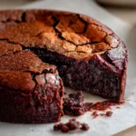 Brownie Cake with Crisp Top