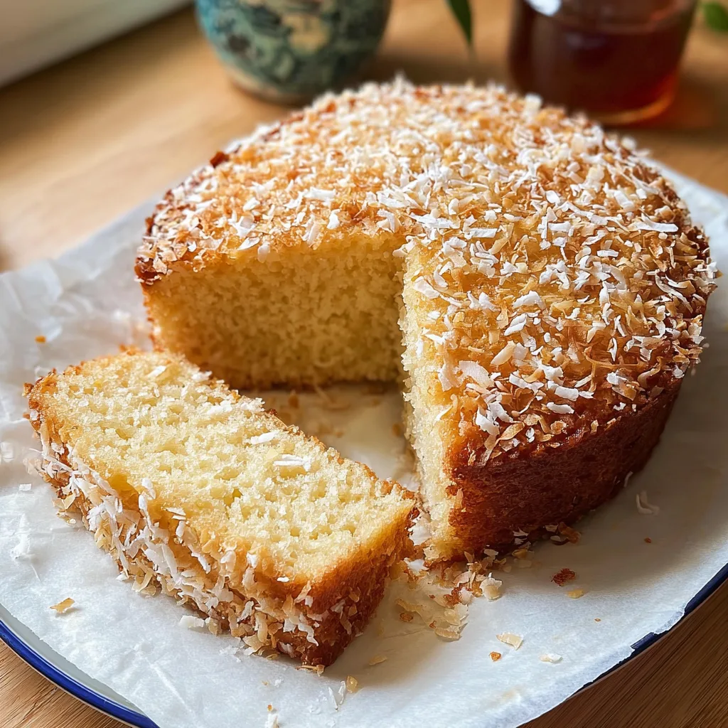 5-Ingredient Coconut Cake