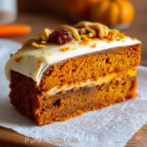 Pumpkin Purรฉe Carrot Cake