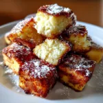 Fluffy Cottage Cheese French Toast Bites