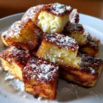 Fluffy Cottage Cheese French Toast Bites