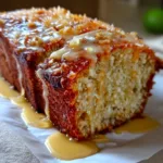 Warm Banana Bread Pudding Cake