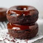 Double Chocolate Cake Donuts