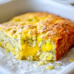 Lemon Poppy Seed Cottage Cheese Bake