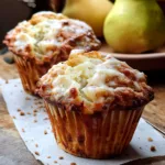 Pear Cinnamon Yogurt Muffins