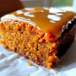 Sweet Potato Ginger Glazed Cake