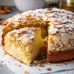 Gluten-free almond croissant cake
