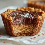 Healthy Peanut Butter Cup Baked Oats