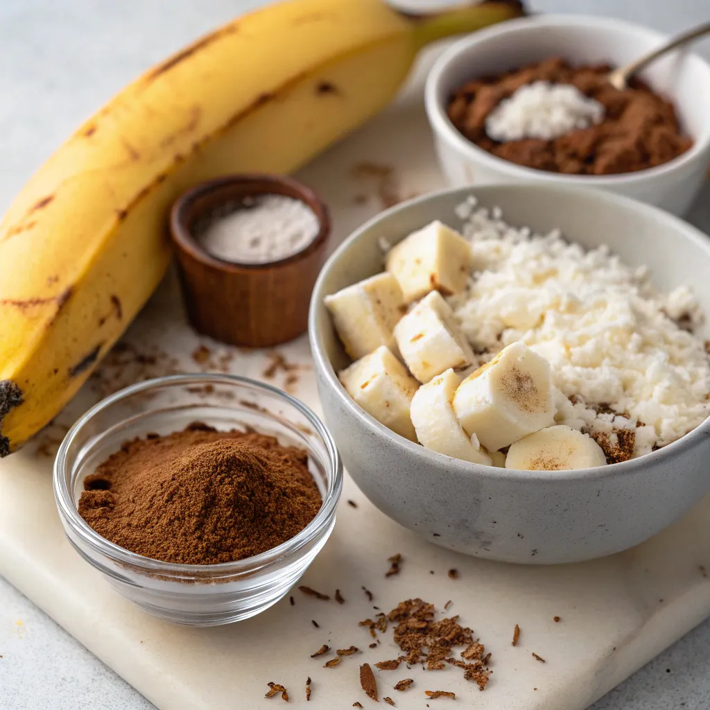 Easy 3-Ingredient Banana Coconut Chocolate Balls (Naturally Sweet & No-Bake!)