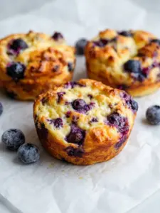 3-Ingredient Blueberry Protein Cups
