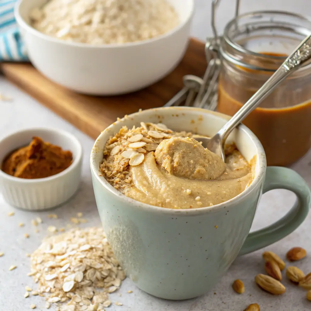Amazing 3-Ingredient Peanut Butter Oat Mug Cake – The Ultimate 2-Minute Healthy Dessert 8 3-Ingredient Peanut Butter Oat Mug Cake