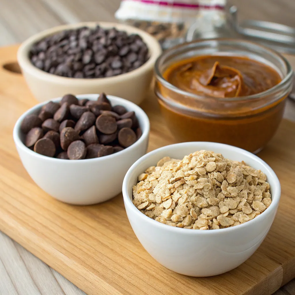 4-Ingredient Chocolate Oat Fudge Bars