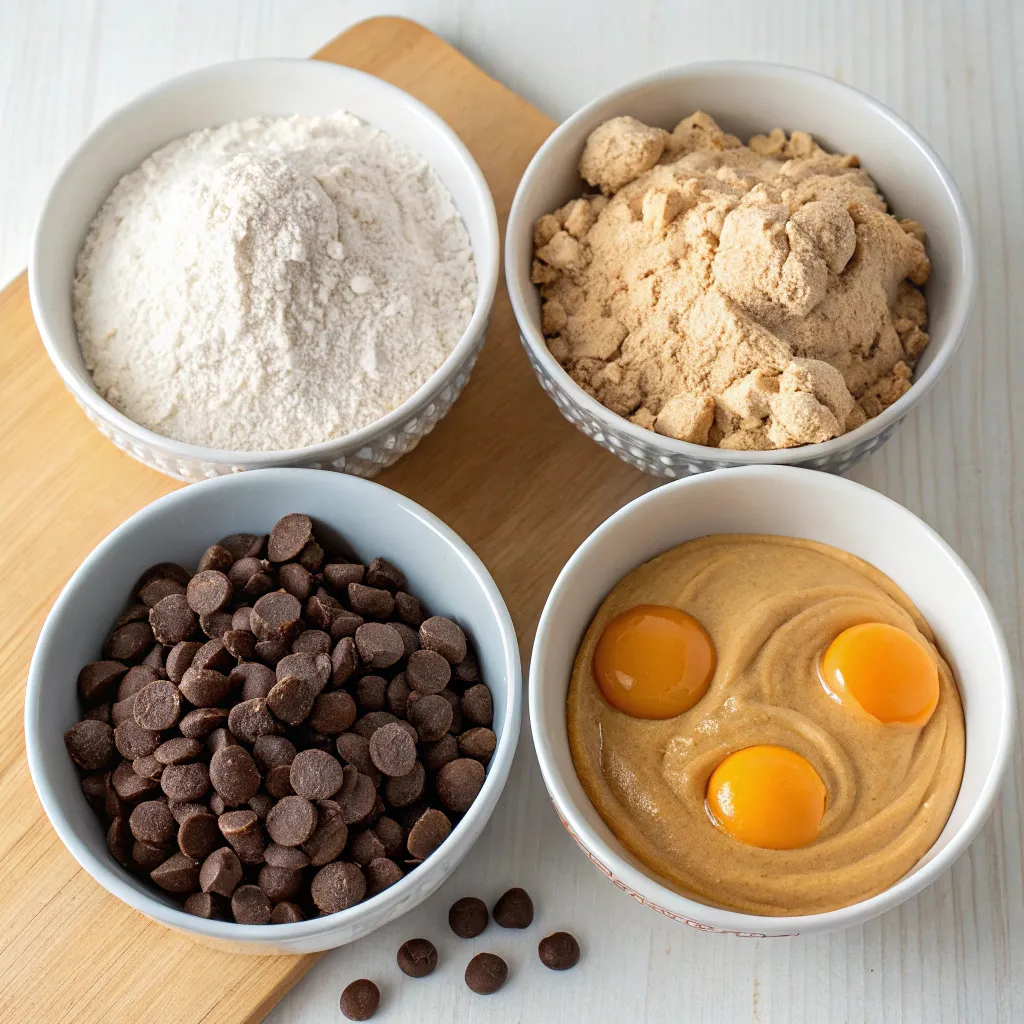 4-Ingredient Chocolate Peanut Butter Cookies