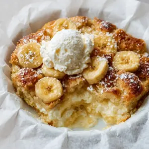 Banana Cream Cheese Cobbler