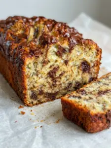 Chocolate Banana Soft Morning Loaf