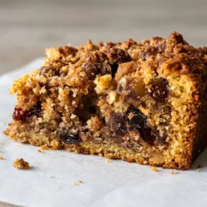 Cinnamon Streusel Date Cake