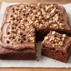 Chocolate Hazelnut Snack Cake