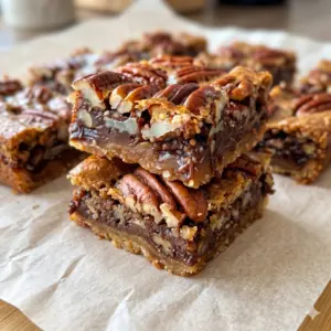 German Chocolate Pecan Pie Bars