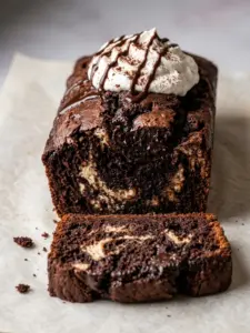 Hot Fudge Brownie Bread